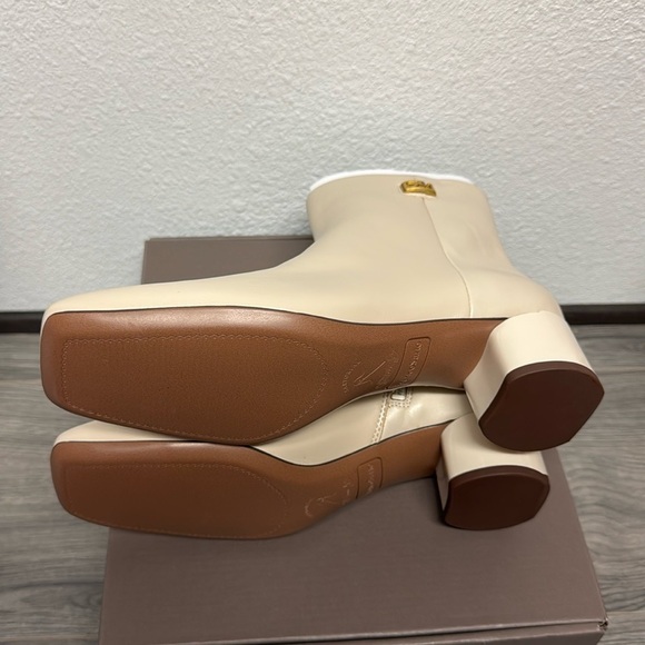 Franco Sarto Noah Bootie In White Leather - Picture 4 of 8